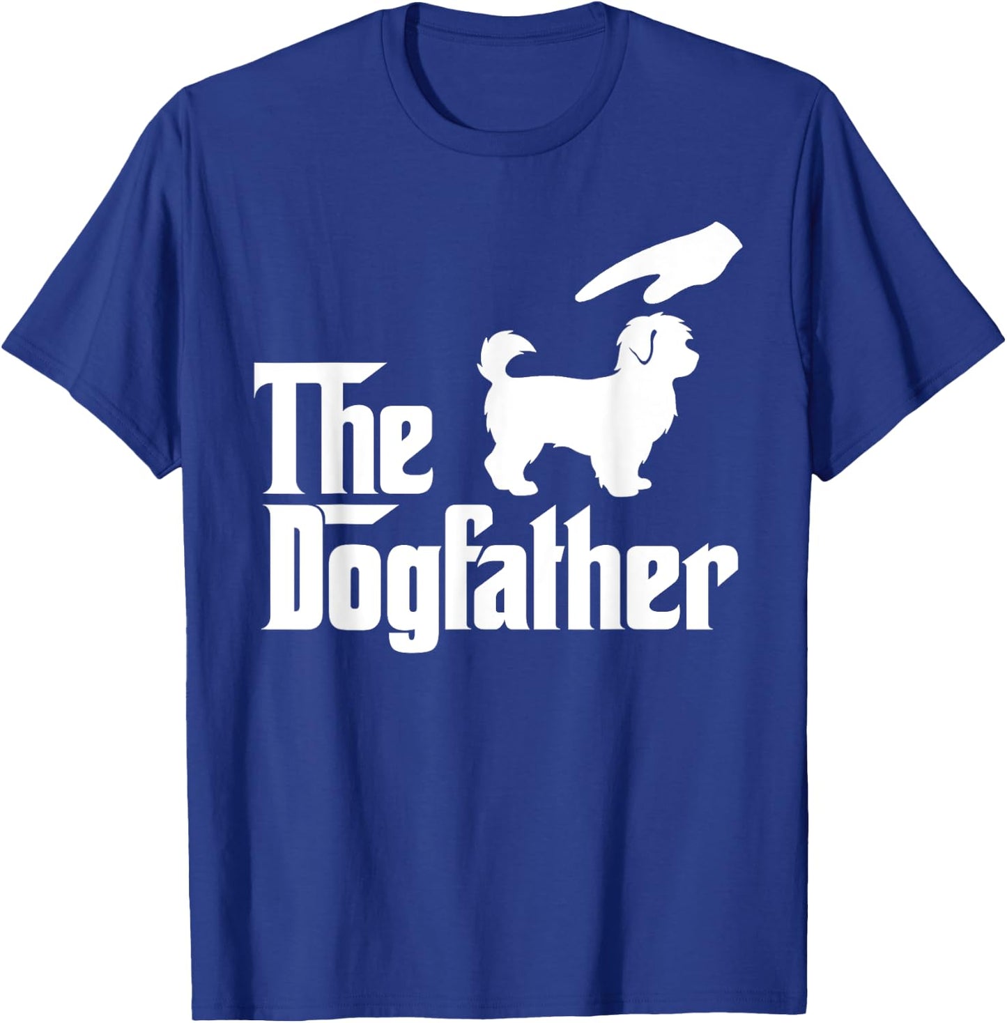 Maltipoo Dog Dad The DogFather Funny Dogs Lovers Men Women Girls Kids T-Shirt - T-Shirt | Royal