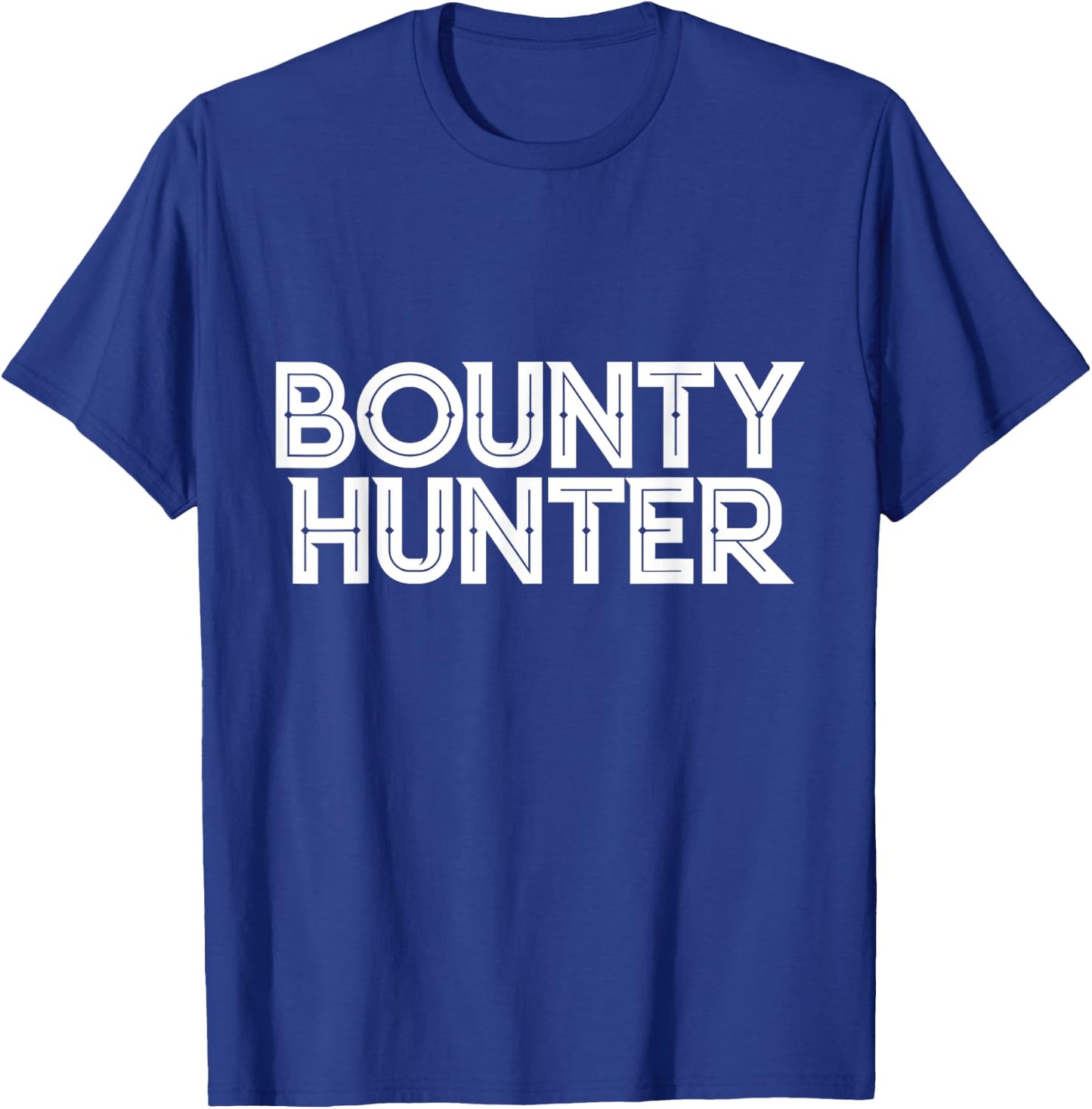 Bounty Hunter Minimalist Stylized Funny T-Shirt - T-Shirt | Royal