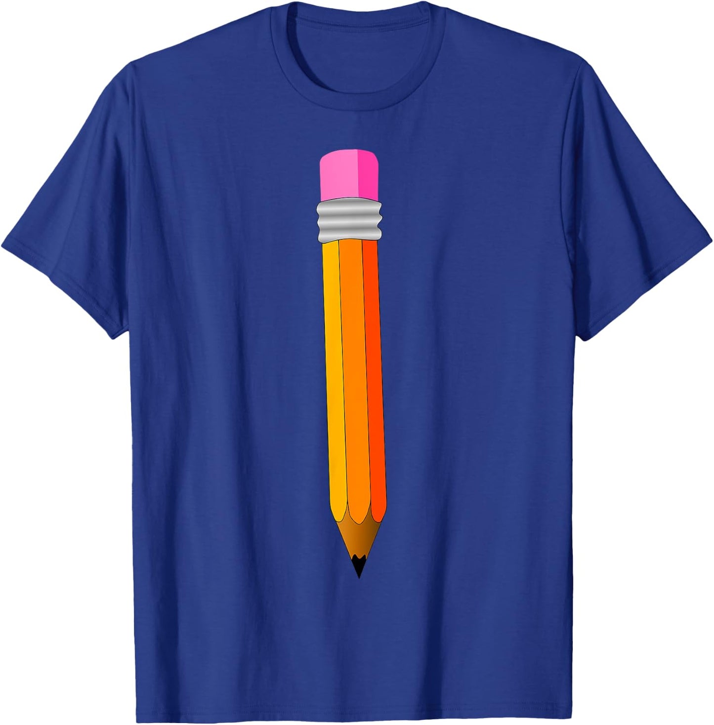 Pencil Costume Shirt Funny Office School Supply Product T-Shirt - T-Shirt | Royal