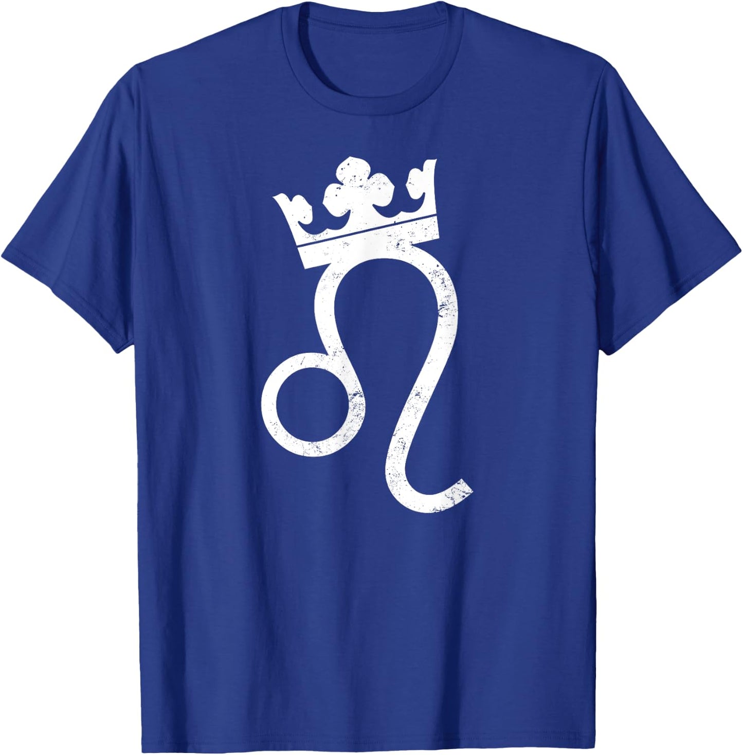 Leo Zodiac Design | King Crown Gift T-Shirt - T-Shirt | Royal