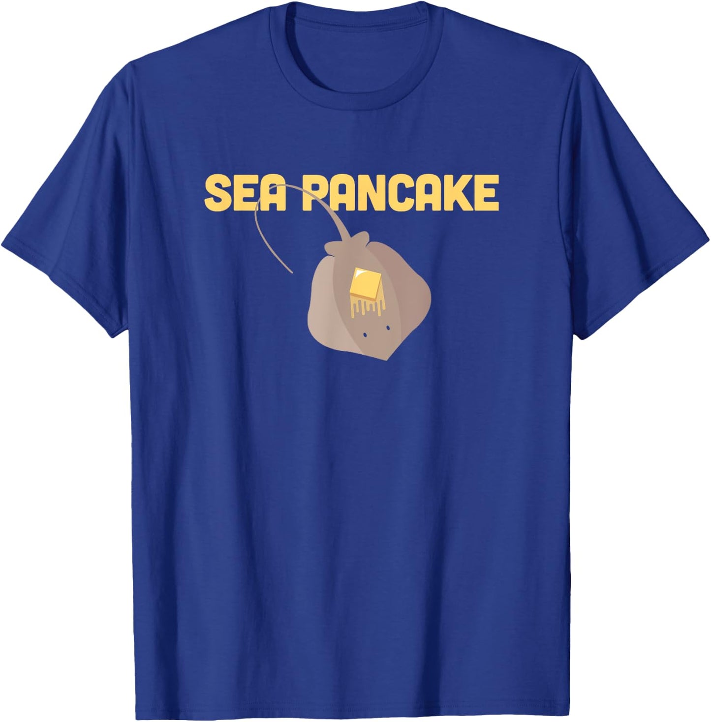Sting Ray, Ocean Creature, & Skate / Pancake Stingray T-Shirt - T-Shirt | Royal