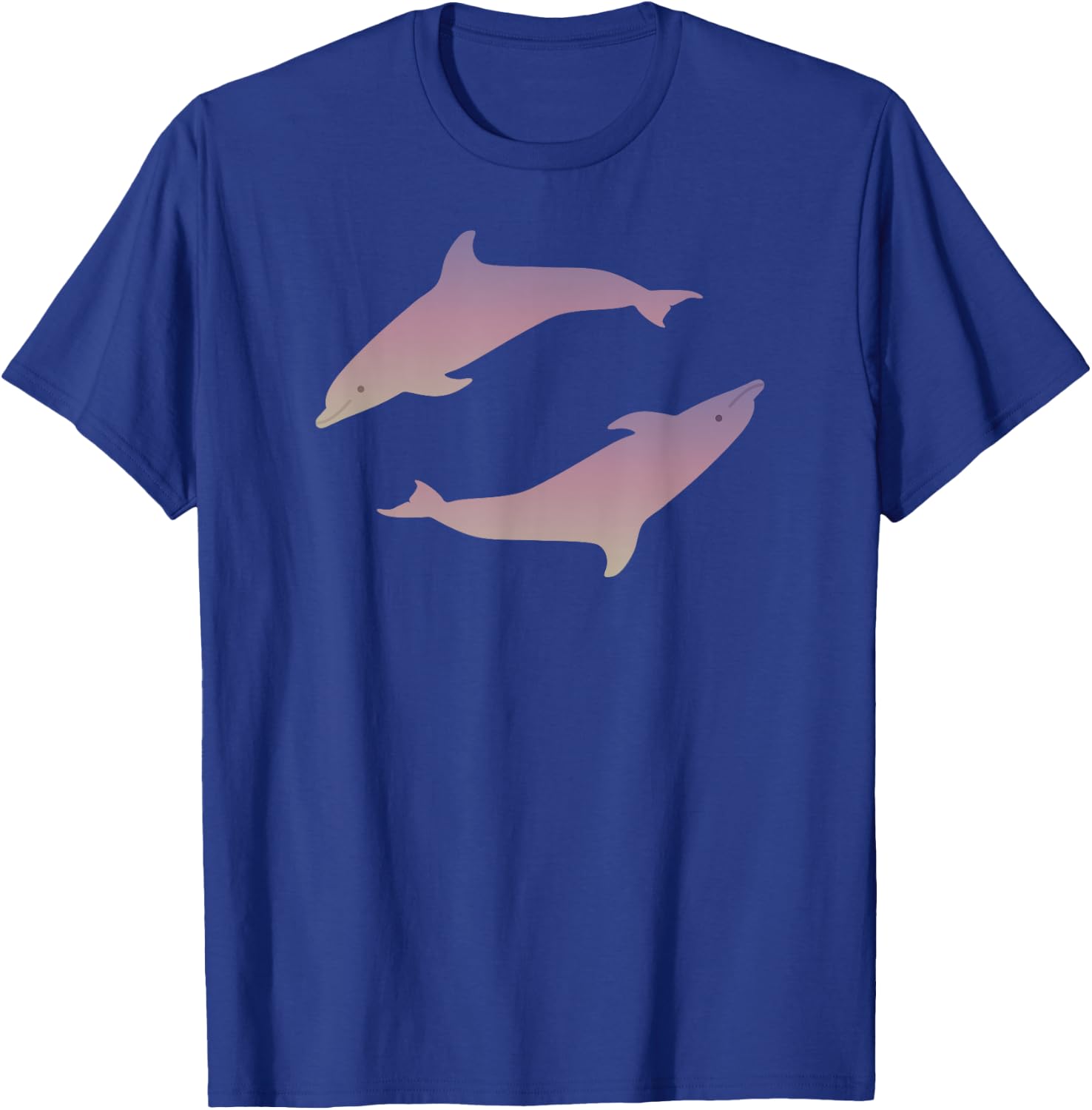 Dolphin Shirt Vaporwave Aesthetic T-Shirt - T-Shirt | Royal