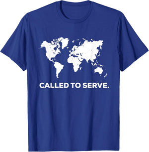 Called To Serve Christian Missions Nations Faith T-Shirt - T-Shirt | Royal