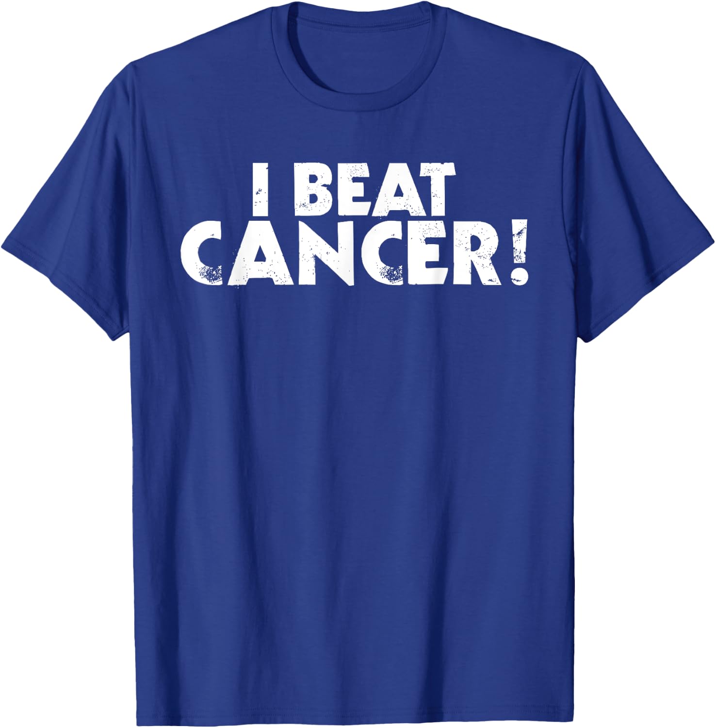 I Beat Cancer-Cancer Free-Cancer Survivor-Find A Cure T-Shirt - T-Shirt | Royal