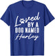 Personalized Dog Name Harley Gift Pet Lover Paw Print Men Women Kids T-Shirt - T-Shirt | Royal
