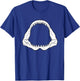 Open Shark Jaws, Bones and Teeth T-Shirt - T-Shirt | Royal