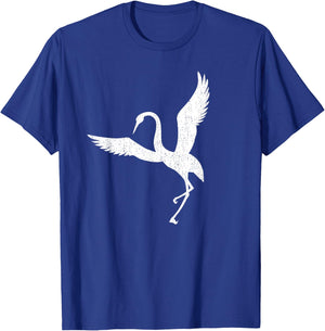 Sandhill Crane Heron design T-Shirt - T-Shirt | Royal