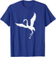 Sandhill Crane Heron design T-Shirt - T-Shirt | Royal