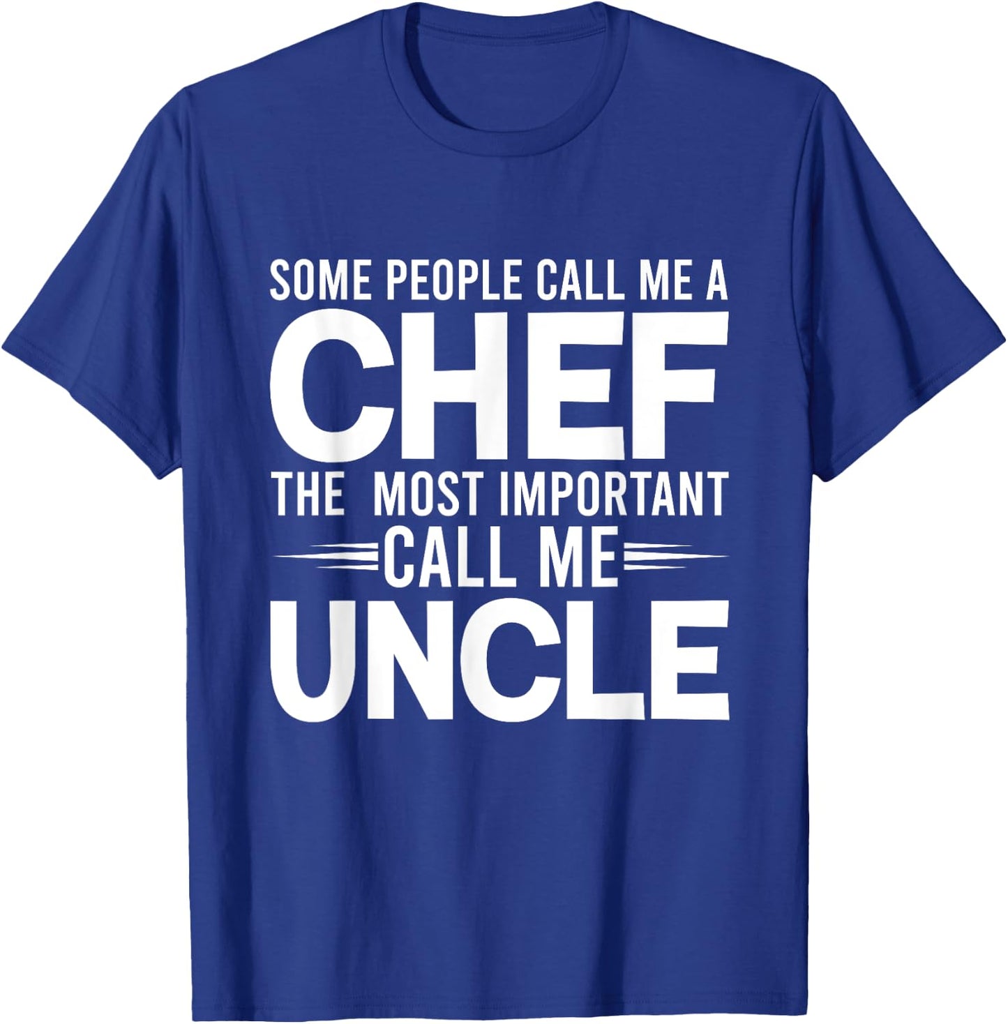 Proud Uncle Cooker Uncles Cooking Chef Gifts T-Shirt - T-Shirt | Royal