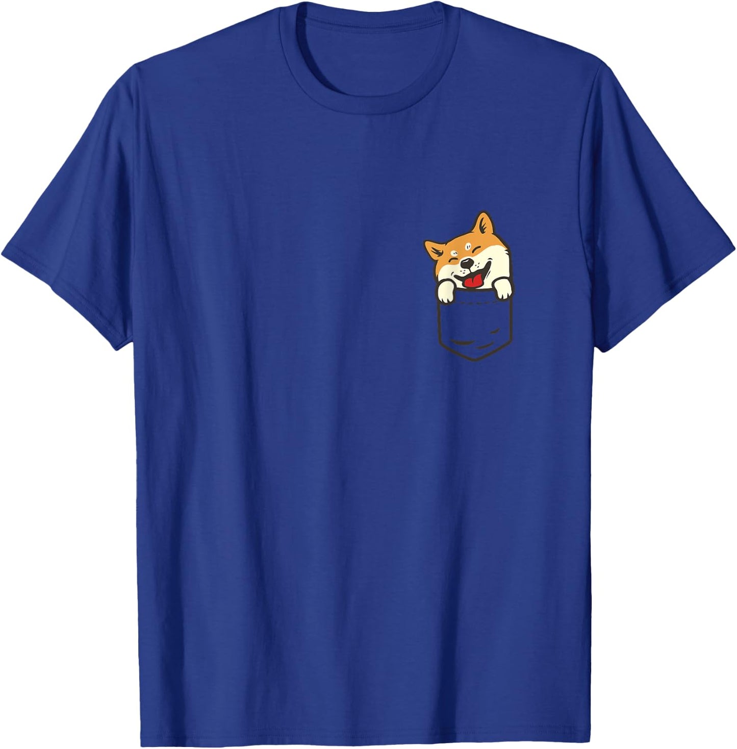 Cute Shiba Inu In Your Pocket Akita Dog Lover Owner Gift T-Shirt - T-Shirt | Royal