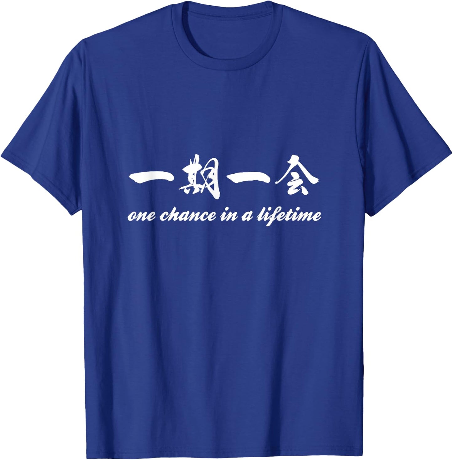 Dream Koi Studio Classic 02B - Ichi Go Ichi E T-Shirt - T-Shirt | Royal