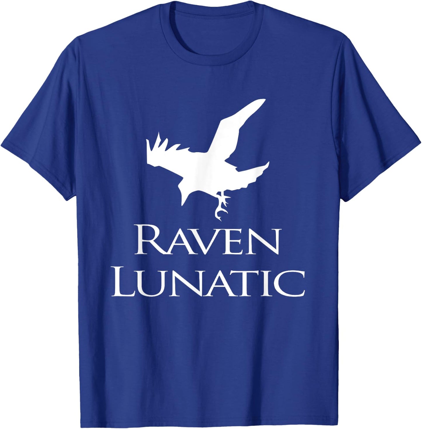 Raven Lunatic Funny Goth Gothic Cute Gift Women bird Lovers T-Shirt - T-Shirt | Royal