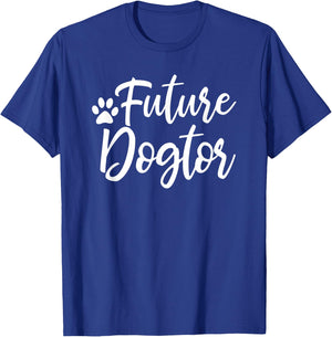 Future Dogtor - Vet Gift Future Veterinarian Animal Doctor T-Shirt - T-Shirt | Royal