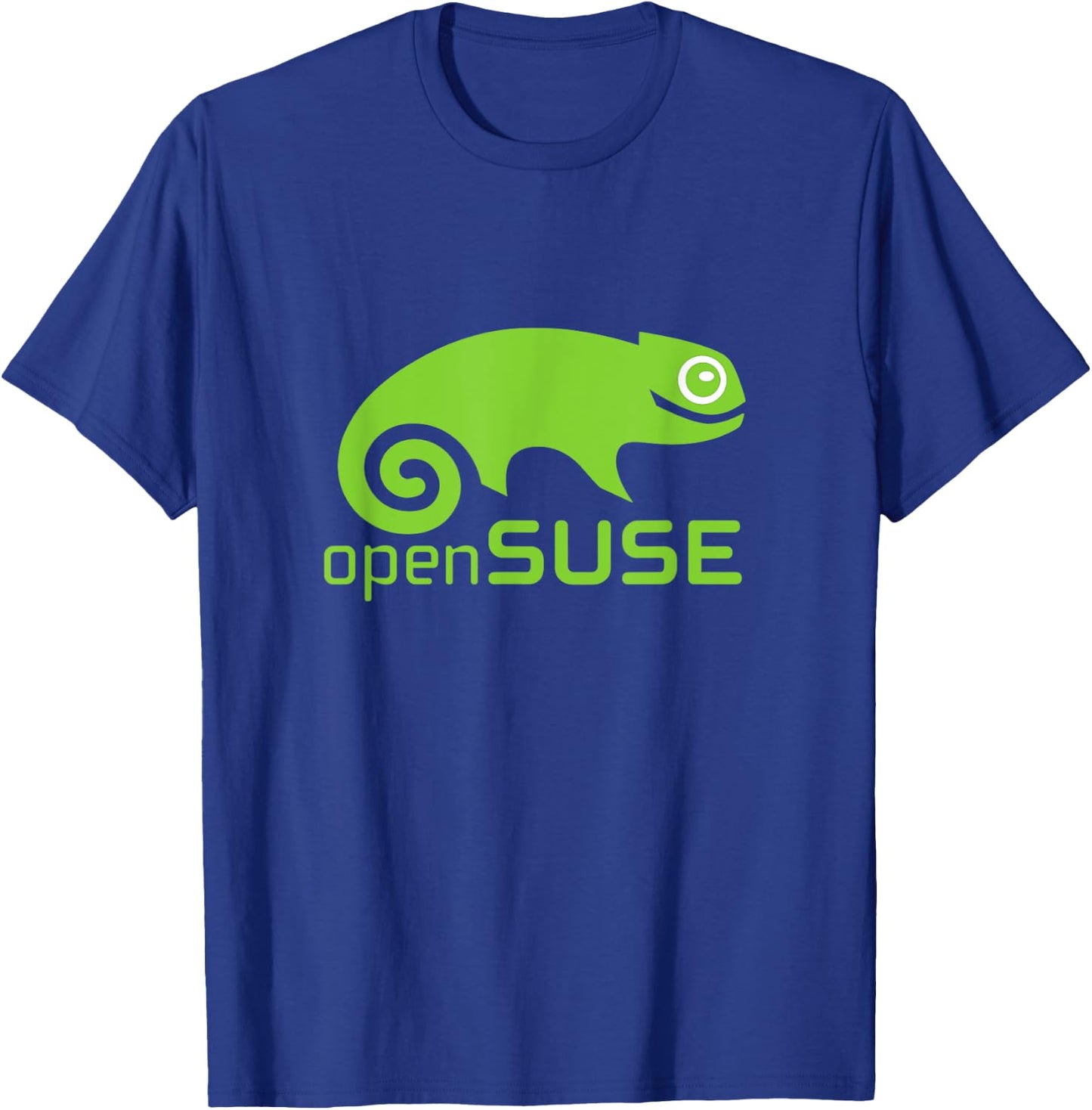 Linux openSUSE lover with green Logo Open Source Os T-Shirt - T-Shirt | Royal