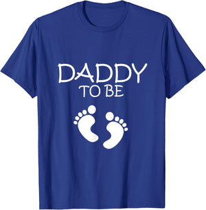 DADDY TO BE New Dad Gift T-Shirt - T-Shirt | Royal