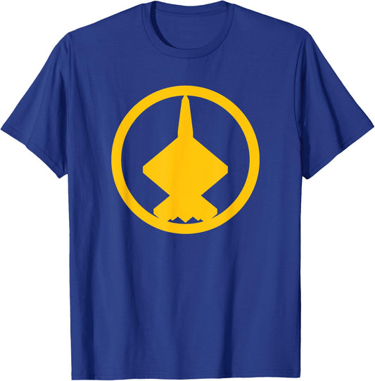 YF-23 (Yellow) Air Force Military Fighter Jet T-Shirt - T-Shirt | Royal