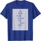 Transcend the Bull sh*t Yoga/ Camping Wear T-Shirt - T-Shirt | Royal