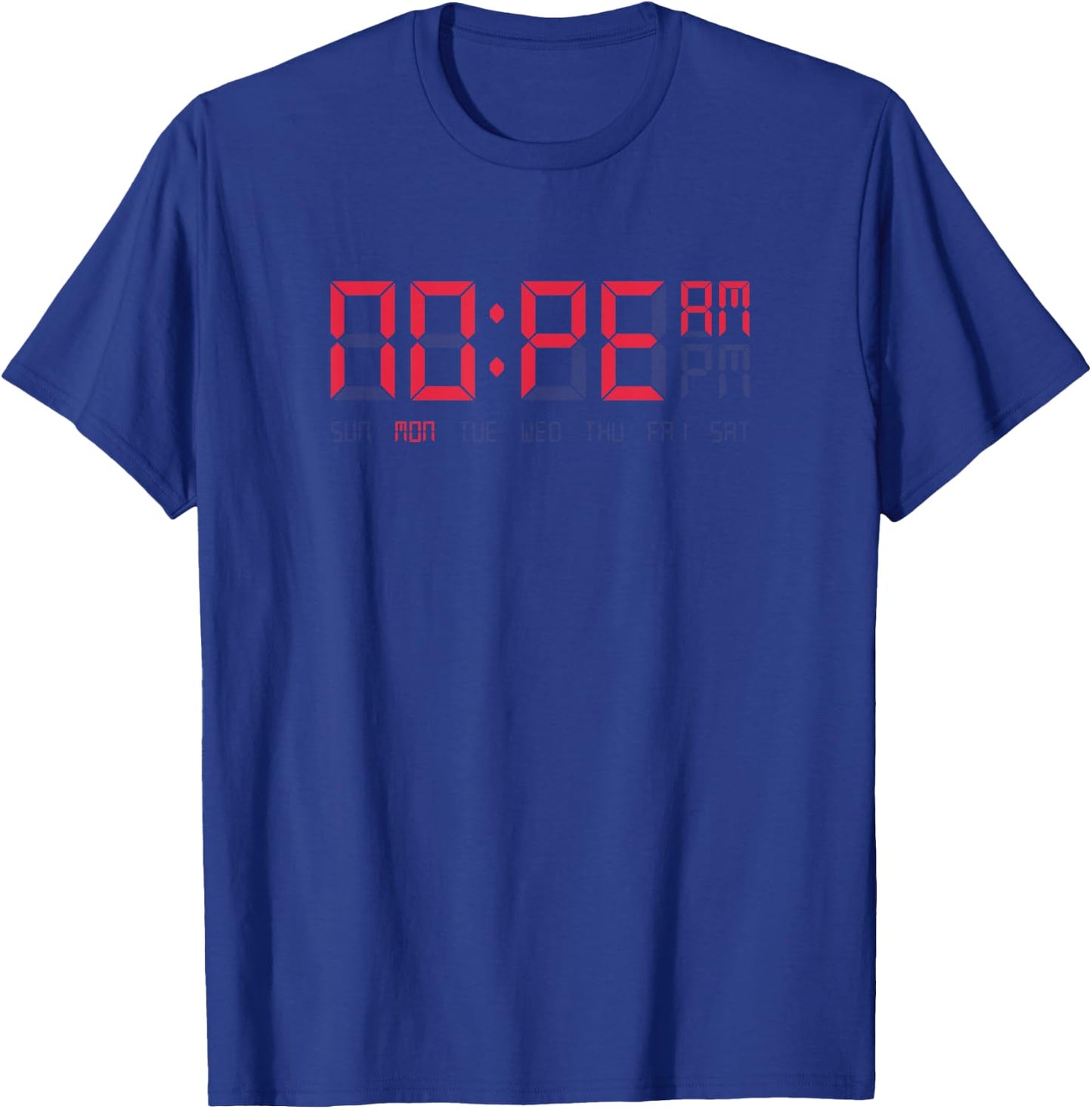 Nope O'Clock Funny Procrastinator Lazy Person Gift T-Shirt - T-Shirt | Royal