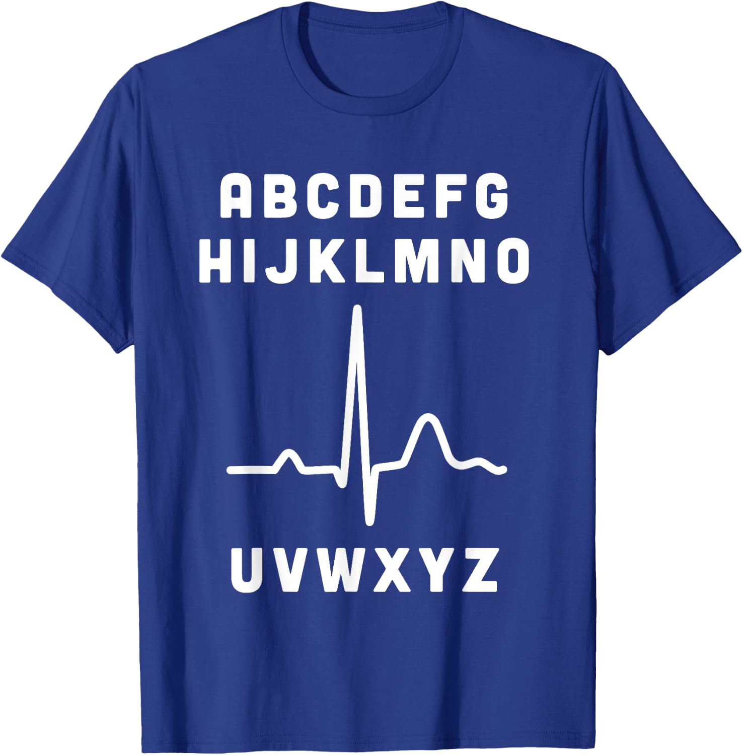 Nurse PQRST Alphabet Funny RN Gift, Nursing Jokes for Nurses T-Shirt - T-Shirt | Royal