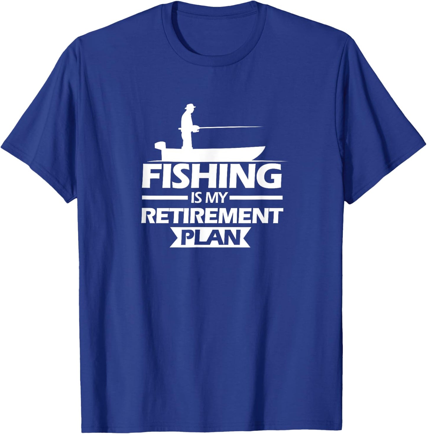Fishing Retirement Plan Shirt Retired Fish Gifts Grandpa T-Shirt - T-Shirt | Royal