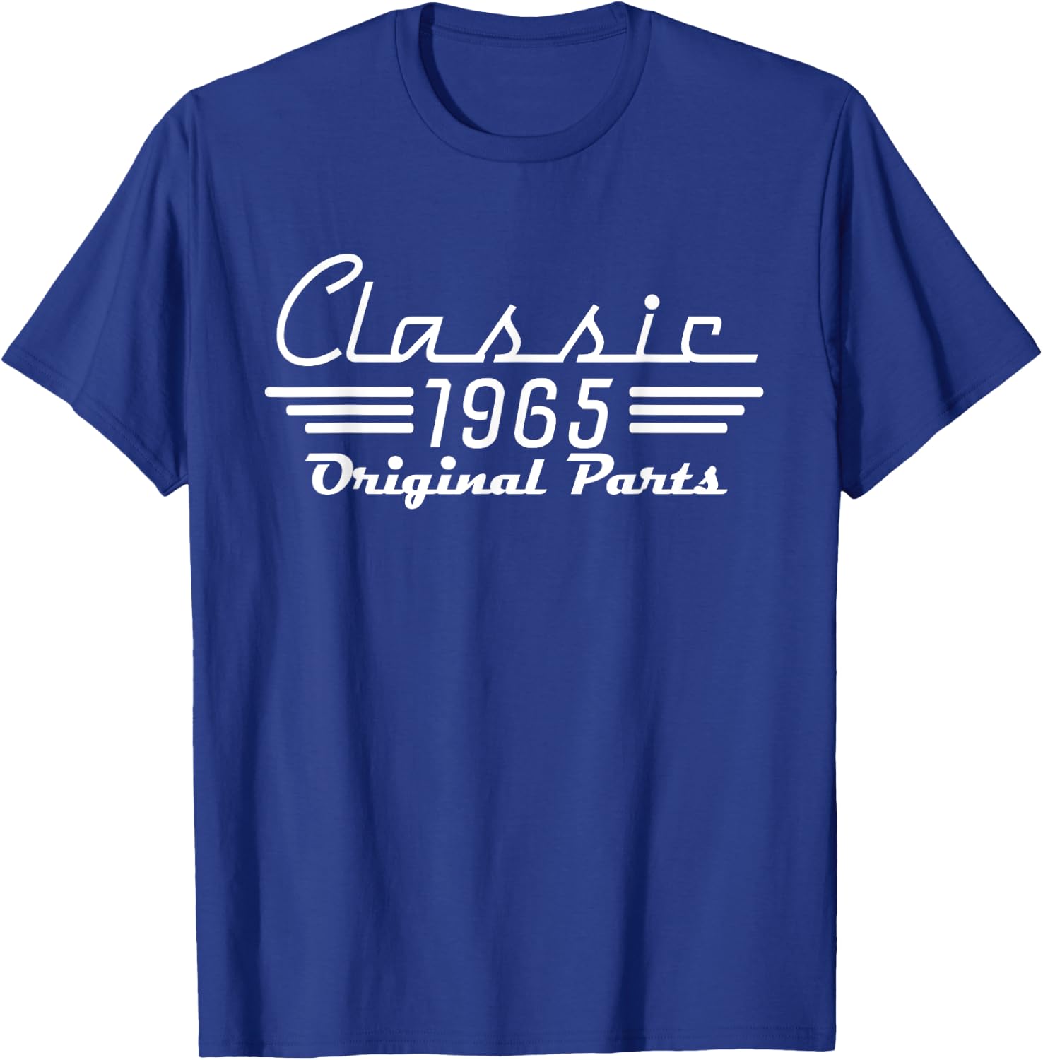 60 Year Old Vintage Classic 1965 Car 60th Birthday Women Men T-Shirt - T-Shirt | Royal