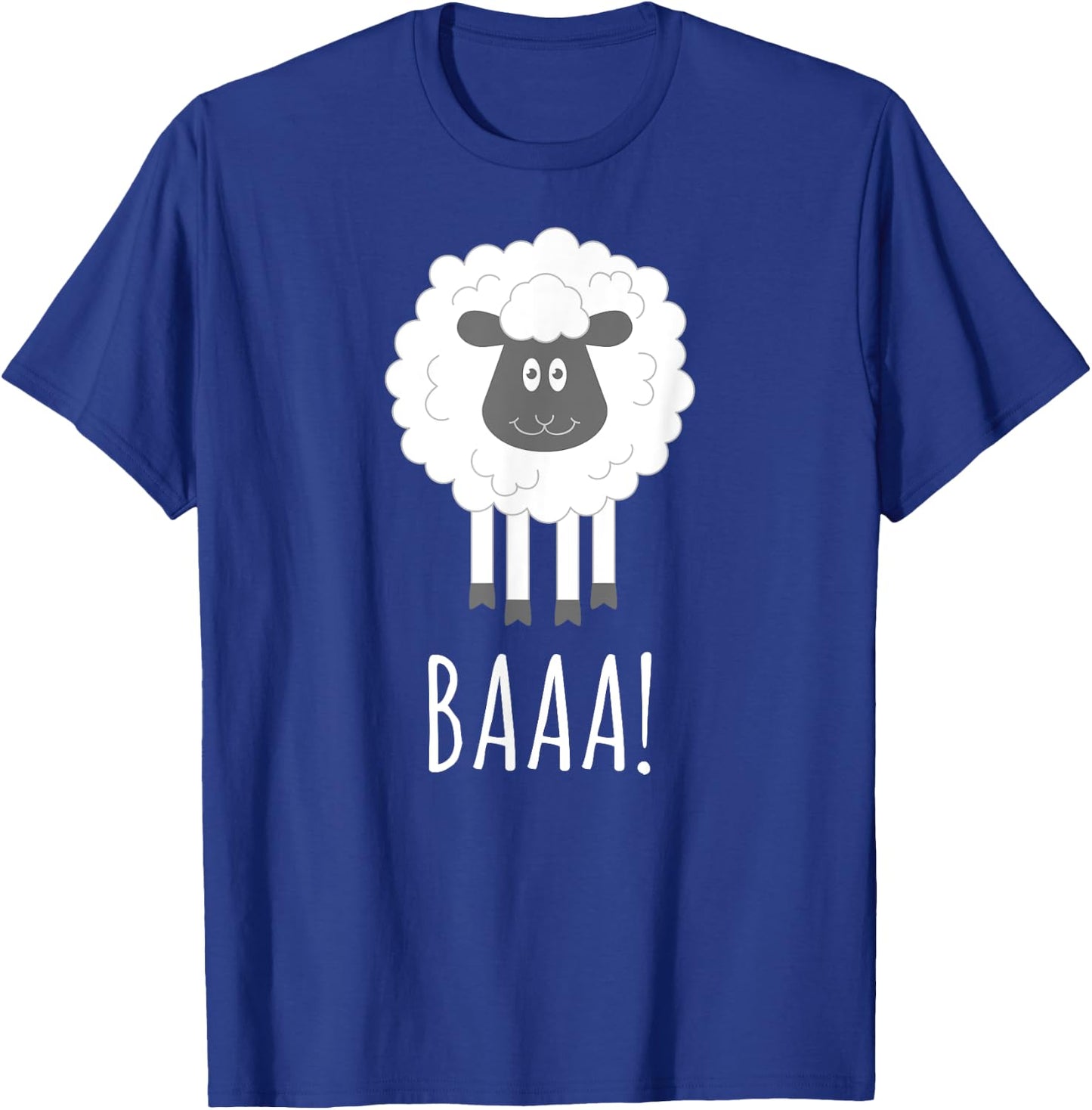 Baa Baaa Cute Fluffy Sheep Lovers Cartoon Shirt T-Shirt - T-Shirt | Royal