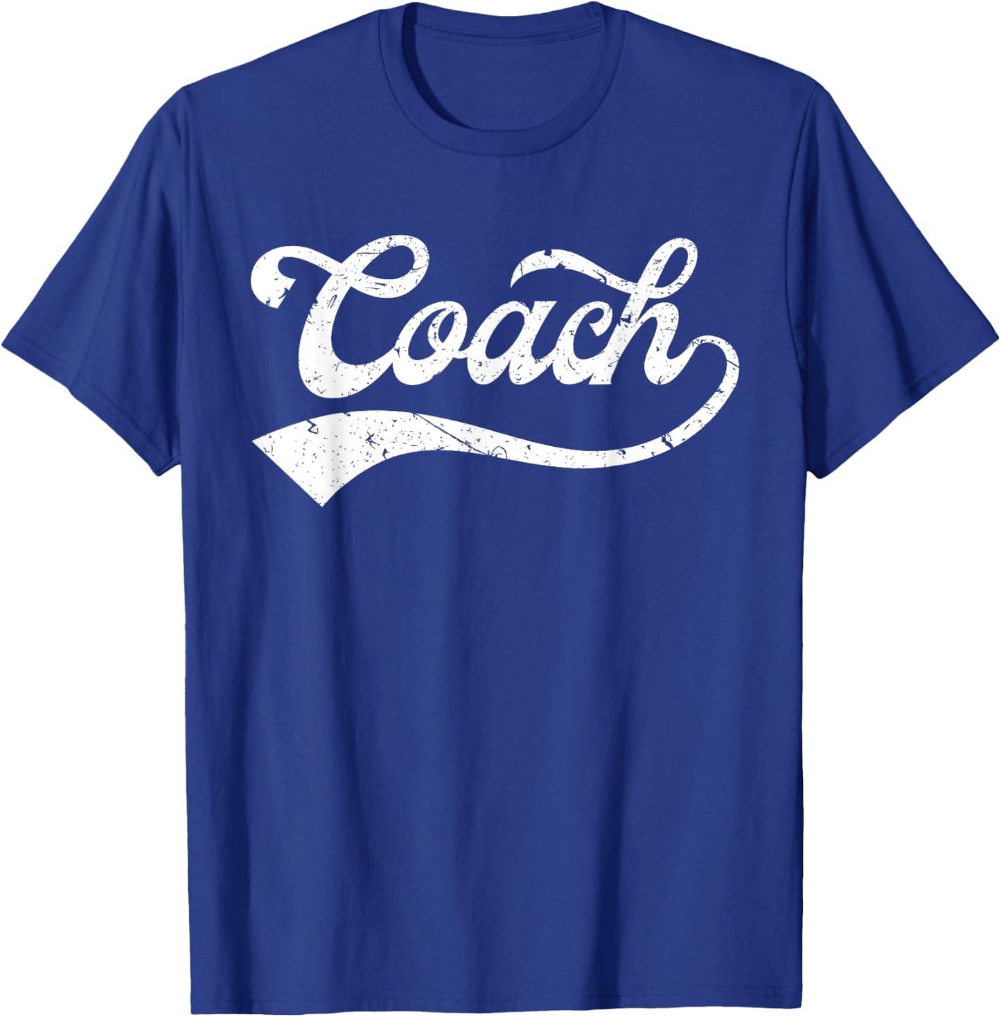 Coach Vintage Distressed Personal Trainer Coaching Gift T-Shirt - T-Shirt | Royal