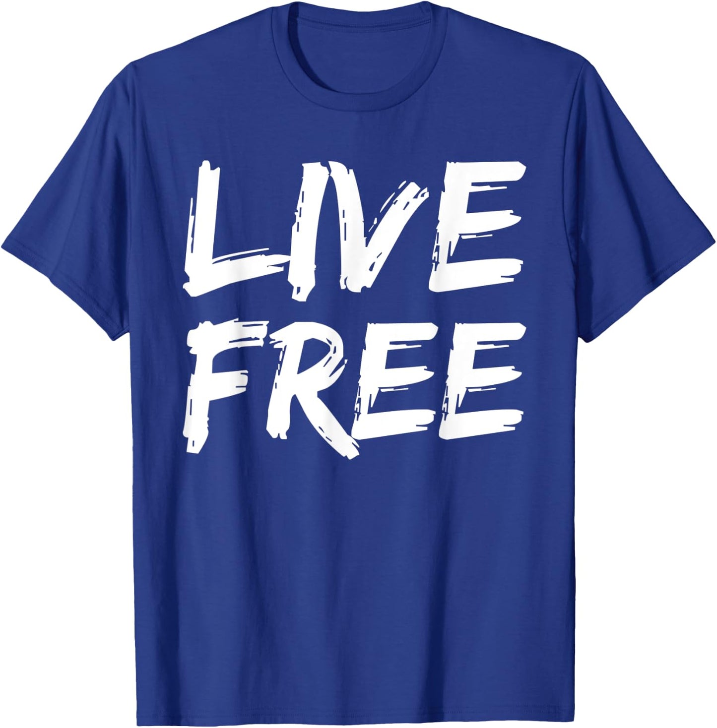 Christian Quote Freedom in Christ Saying Live Free T-Shirt - T-Shirt | Royal