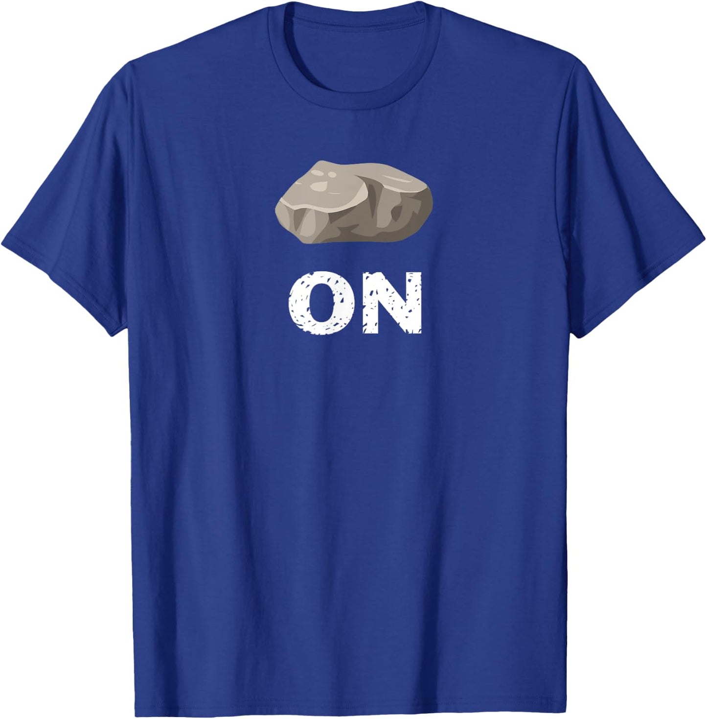 Rock On Funny Rock Geology Mineral T-Shirt - T-Shirt | Royal