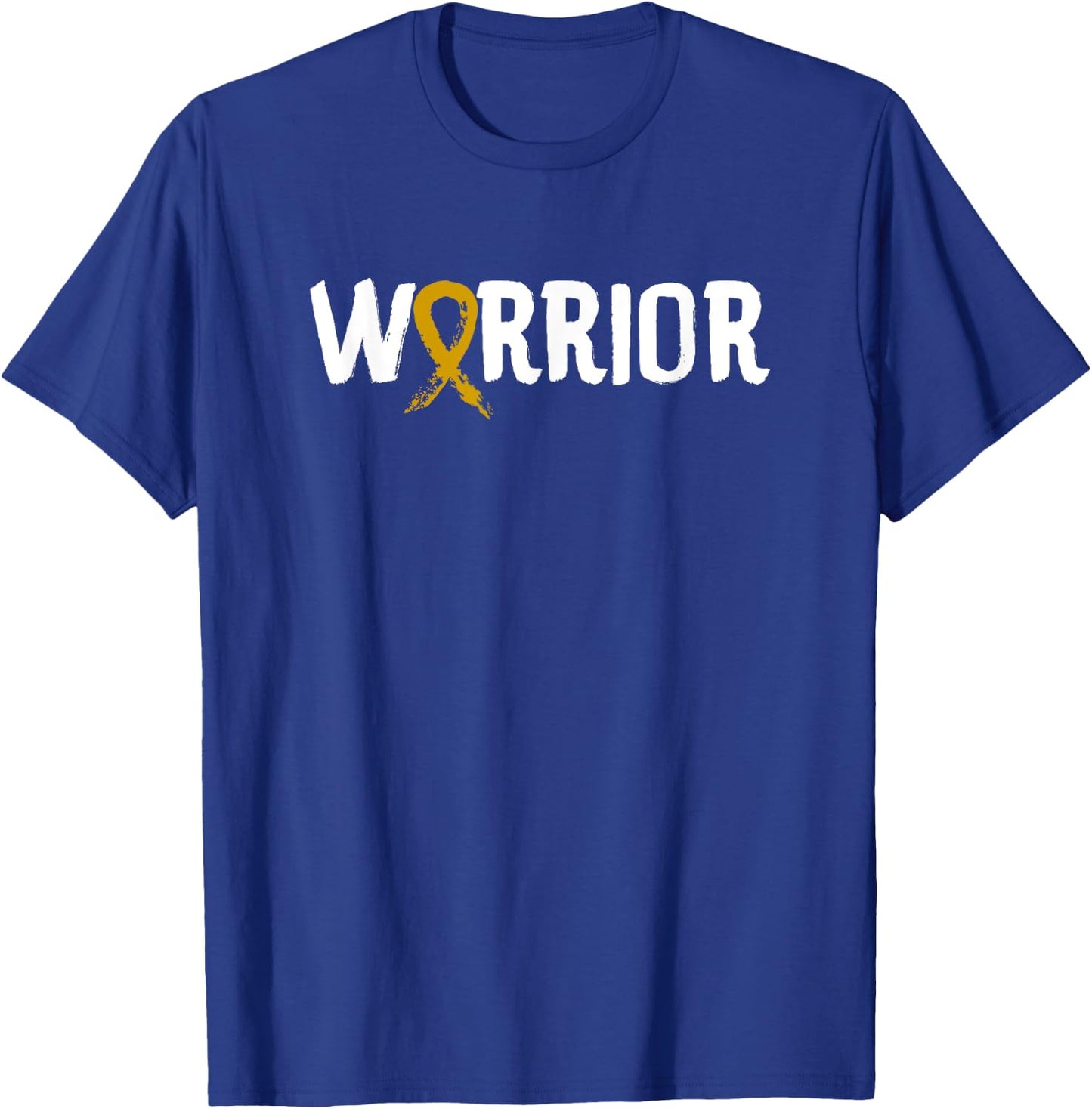 Warrior - Childhood Cancer Warrior Shirt & Gift T-Shirt - T-Shirt | Royal