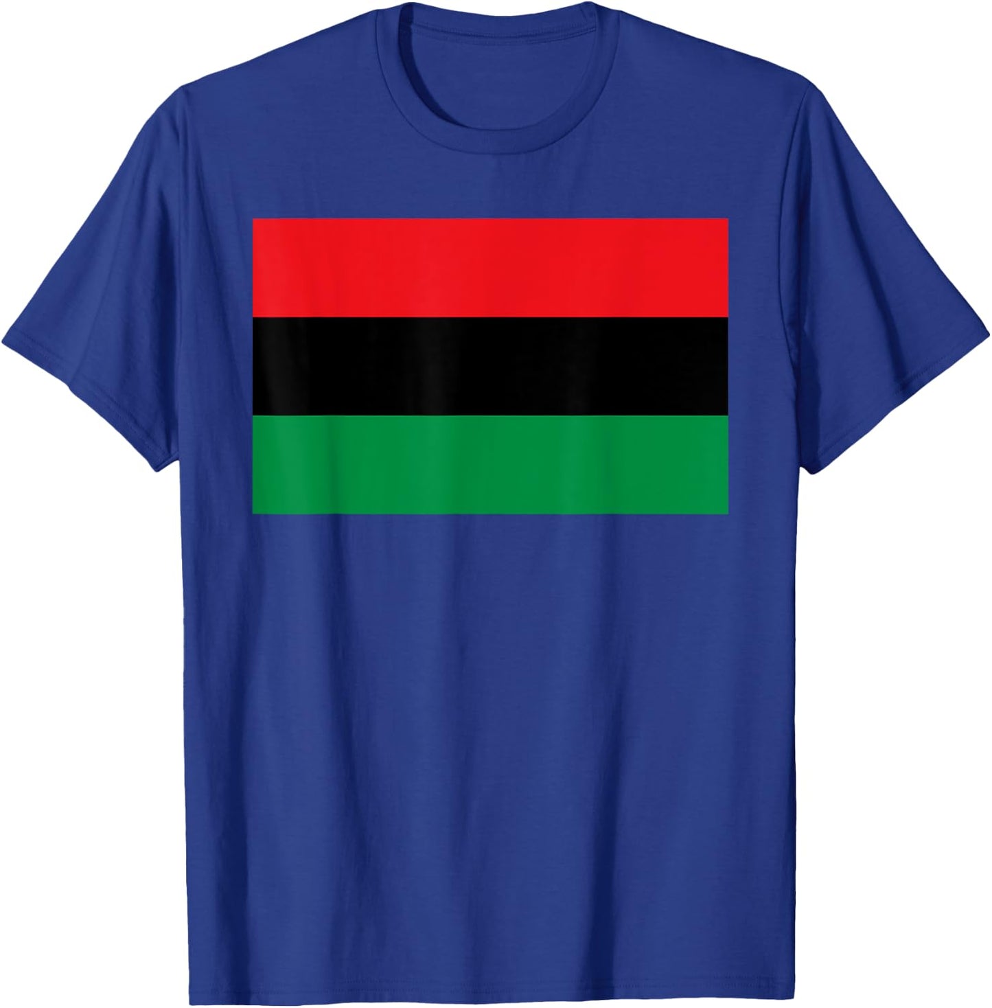 Pan African Unia Flag Map Continent T-Shirt - T-Shirt | Royal