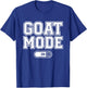Goat Mode On Costume Funny Mountain Climber Animal T-Shirt - T-Shirt | Royal