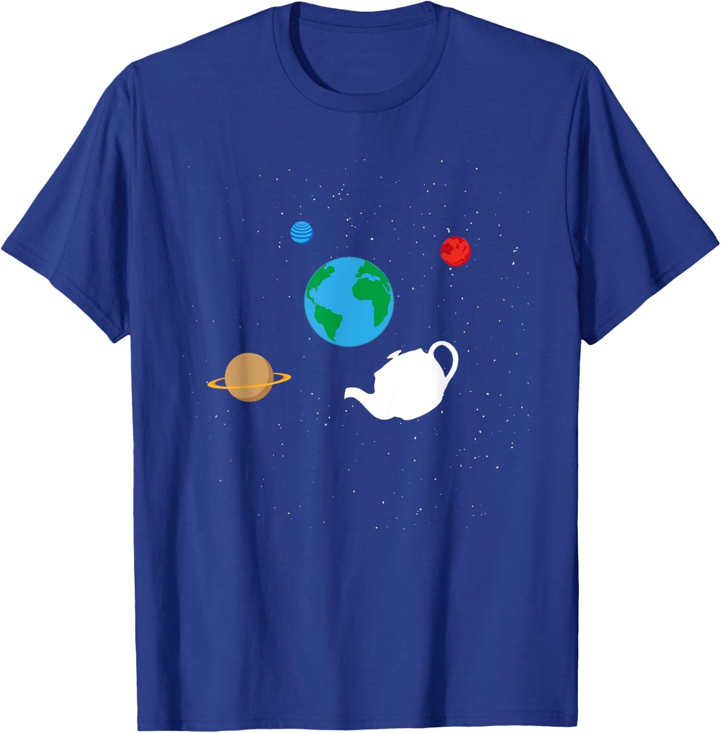 Bertrand Russell - Teapot Metaphor for Philosophers T-Shirt - T-Shirt | Royal