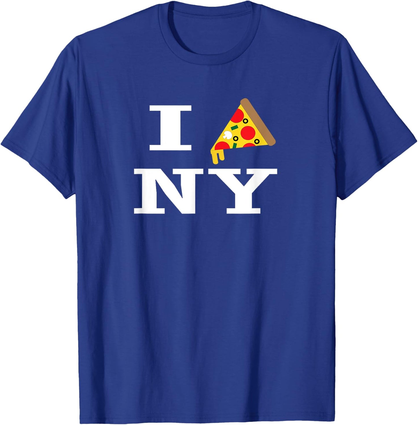 I Pizza NY - I Love New York Pizza Funny T-Shirt - T-Shirt | Royal