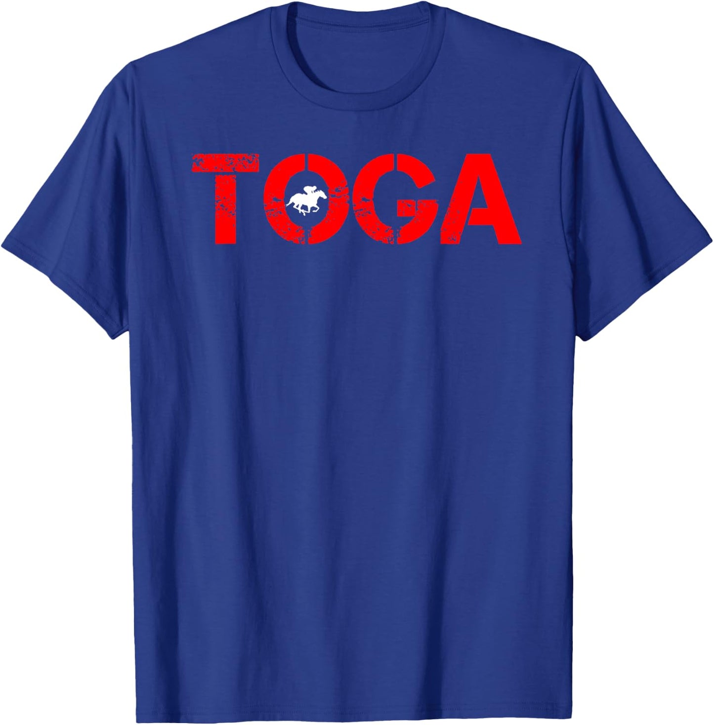Toga Saratoga Springs Horse Racing T-Shirt - T-Shirt | Royal