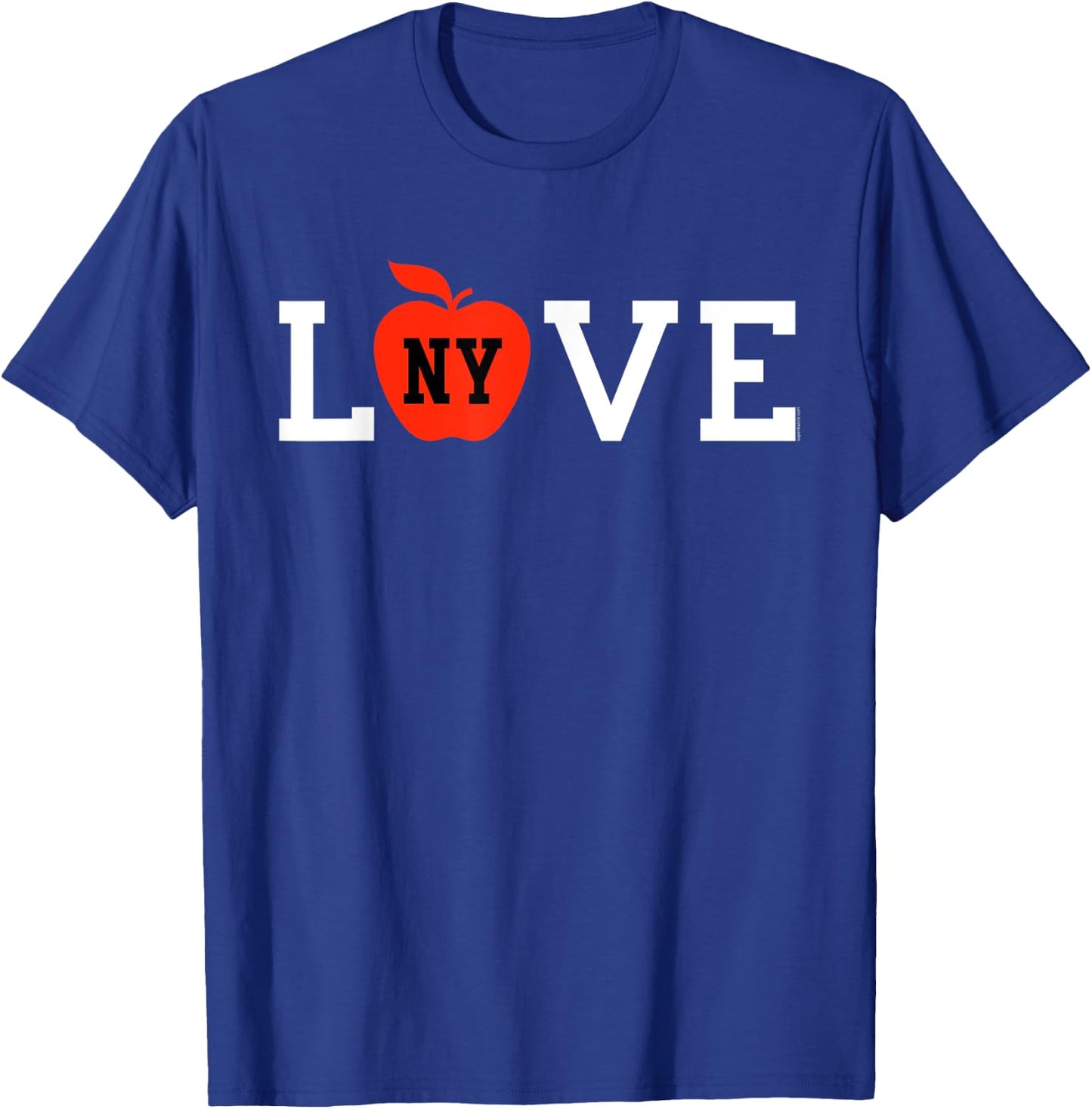 I Love NY Big Apple Heart Cool Casual Cute NYC New York City T-Shirt - T-Shirt | Royal