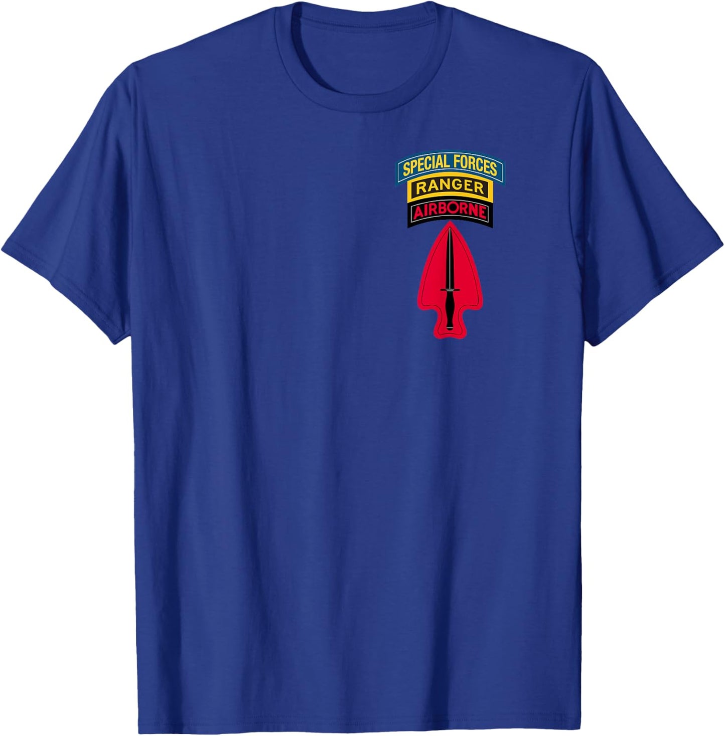 USASOC Shirt - Delta Force - Ranger SF Tab SFOD-D - Classic T-Shirt - T-Shirt | Royal