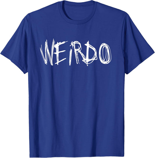 WEIRDO Punk Emo Funny Goth Heavy Metal Shirt Gift T-Shirt - T-Shirt | Royal