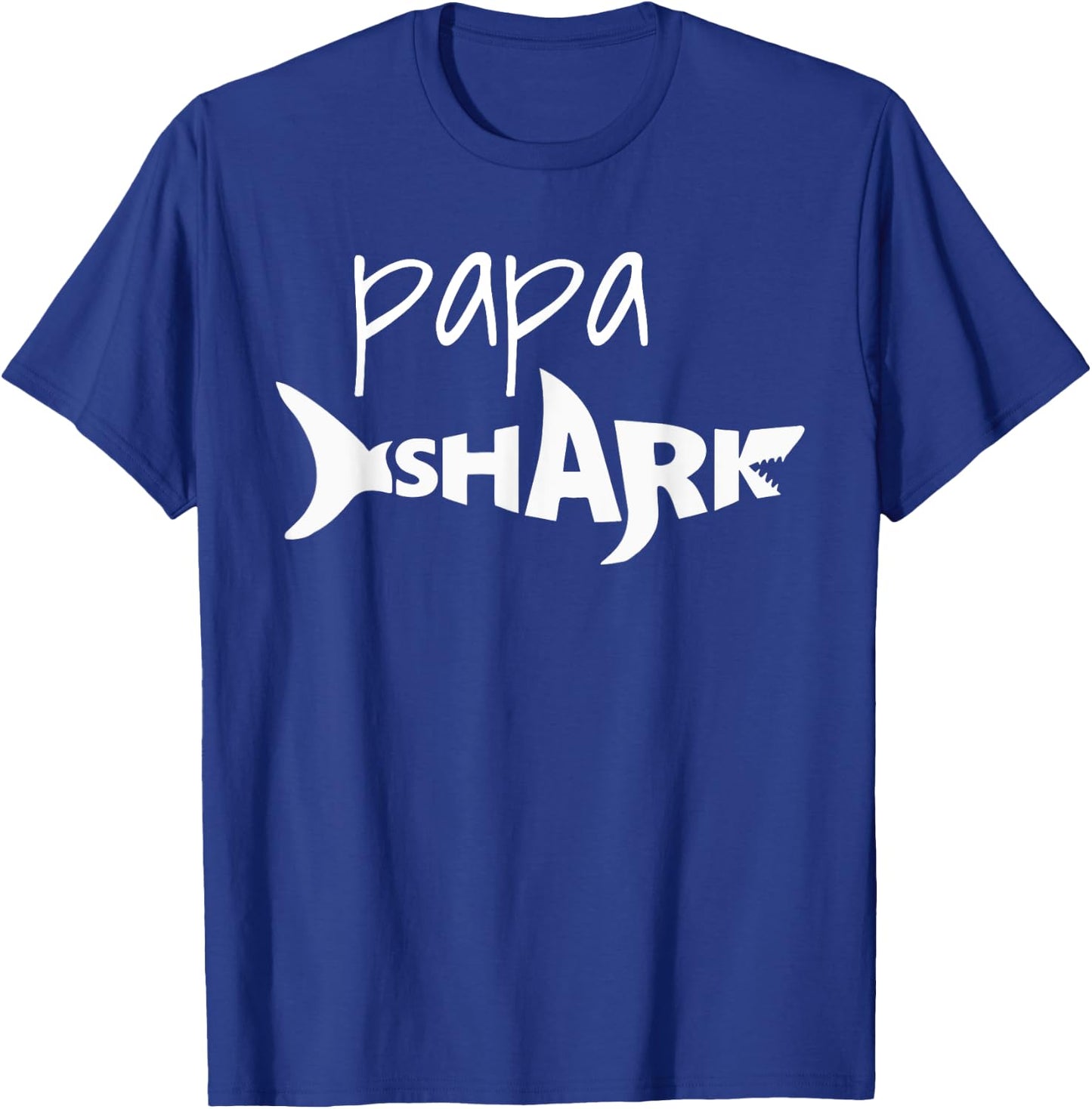 Papa Shark - Cool funny Gift for papa T-Shirt - T-Shirt | Royal