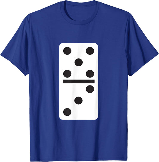 Five Three Dominoes Halloween Costume Domino Game T-Shirt - T-Shirt | Royal