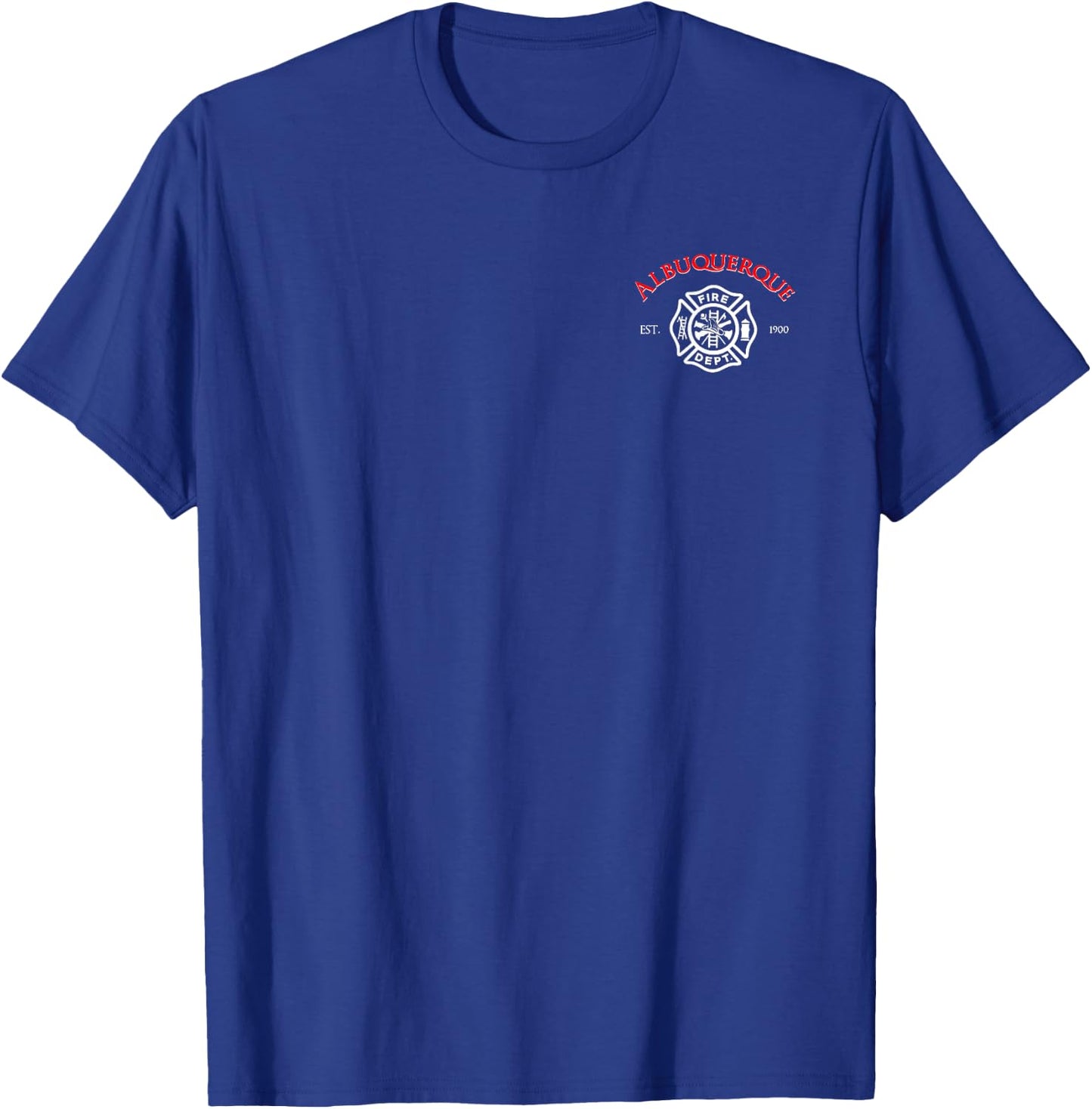 City of Albuquerque Fire Rescue New Mexico Fireman T-Shirt - T-Shirt | Royal