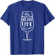 The Brunch Life Chose Me Brunch T Shirt Women Funny T-Shirt - T-Shirt | Royal