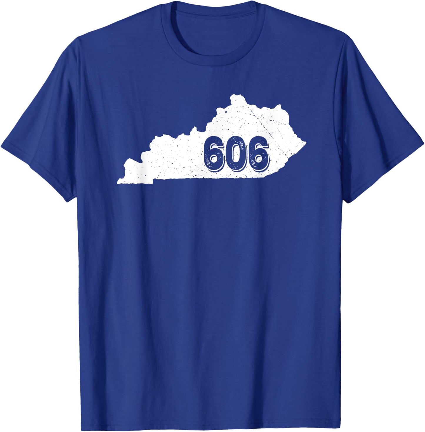 Kentucky Area Code 606 Black Adult T-Shirt - T-Shirt | Royal