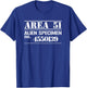 Funny Area 51 Escaped Alien Halloween Costume T-Shirt - T-Shirt | Royal