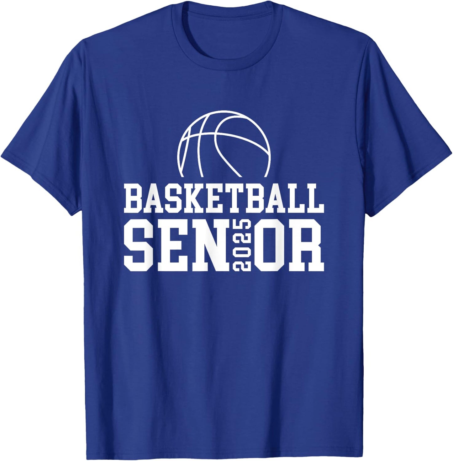 Class of 2025 Basketball Senior Night T-Shirt - T-Shirt | Royal