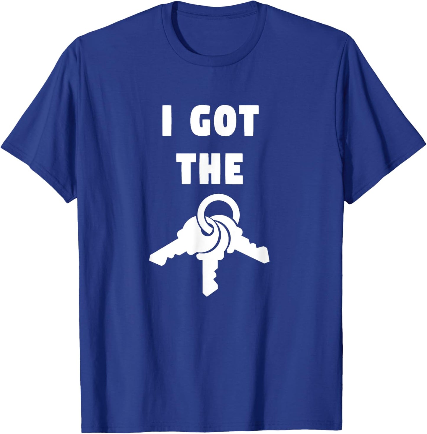 I Got The Keys Graphic T-Shirt - T-Shirt | Royal