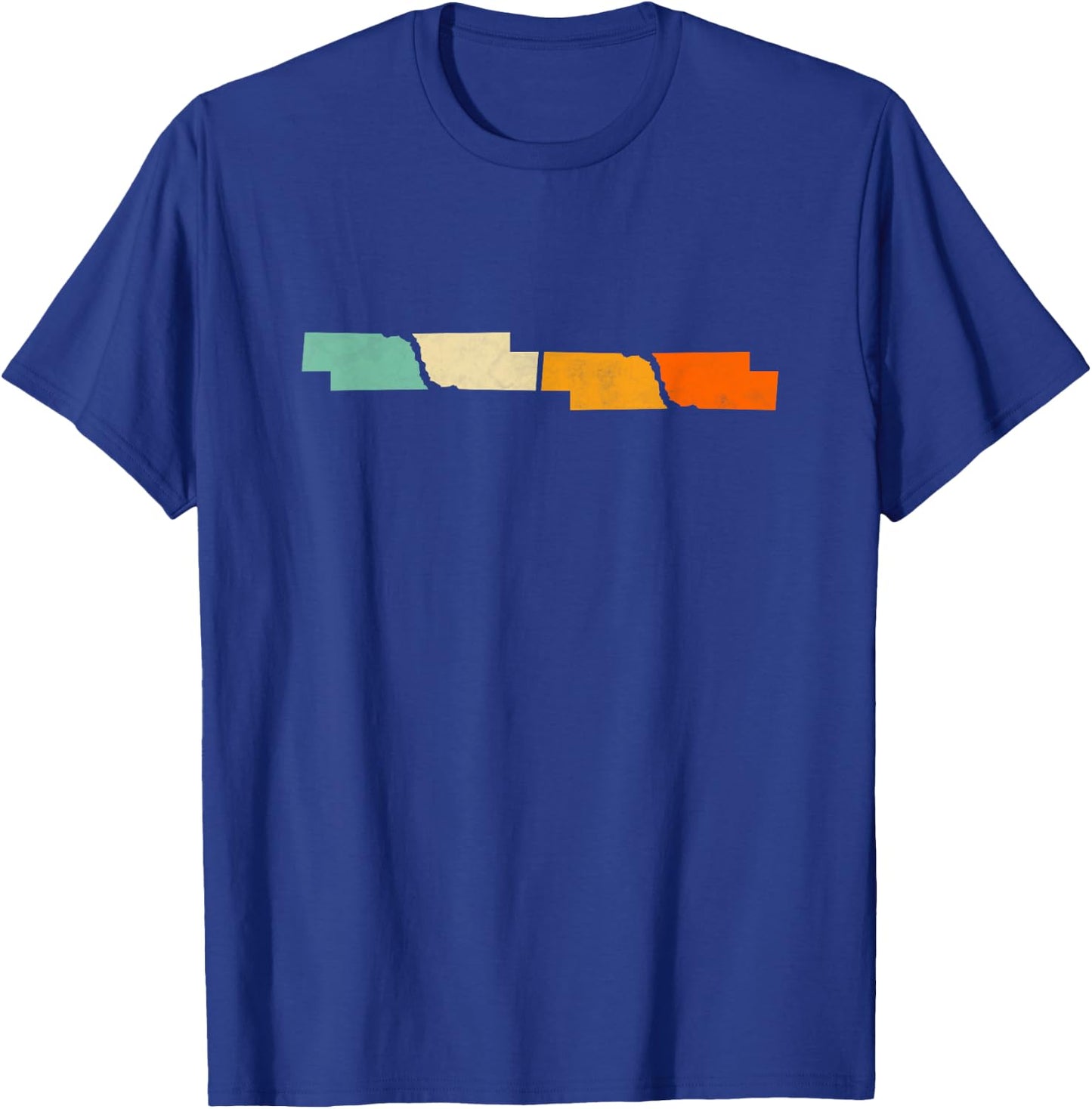 Vintage Retro 70s Nebraska Shirt For Nebraska Home T-Shirt - T-Shirt | Royal