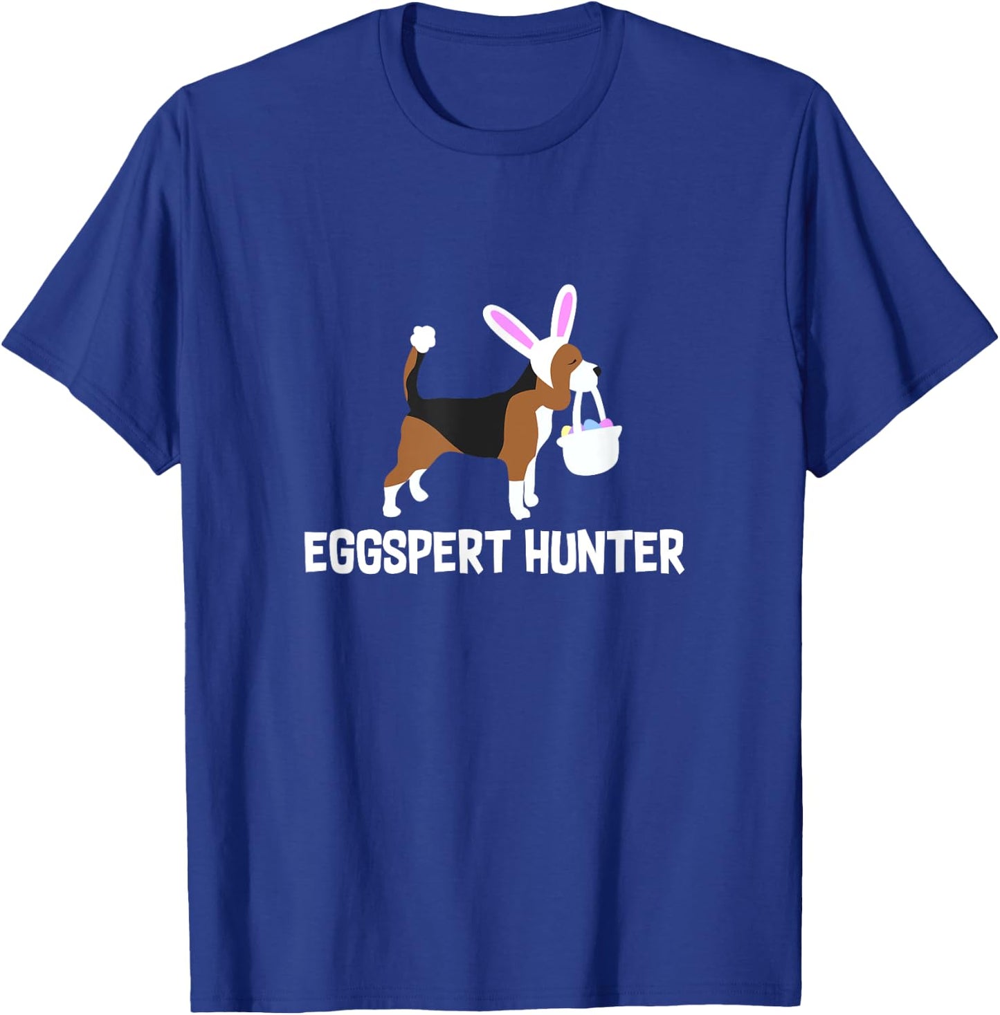 Funny Easter Shirt Beagle Dog Eggspert Hunter Gift Men Women Girls Kids T-Shirt - T-Shirt | Royal