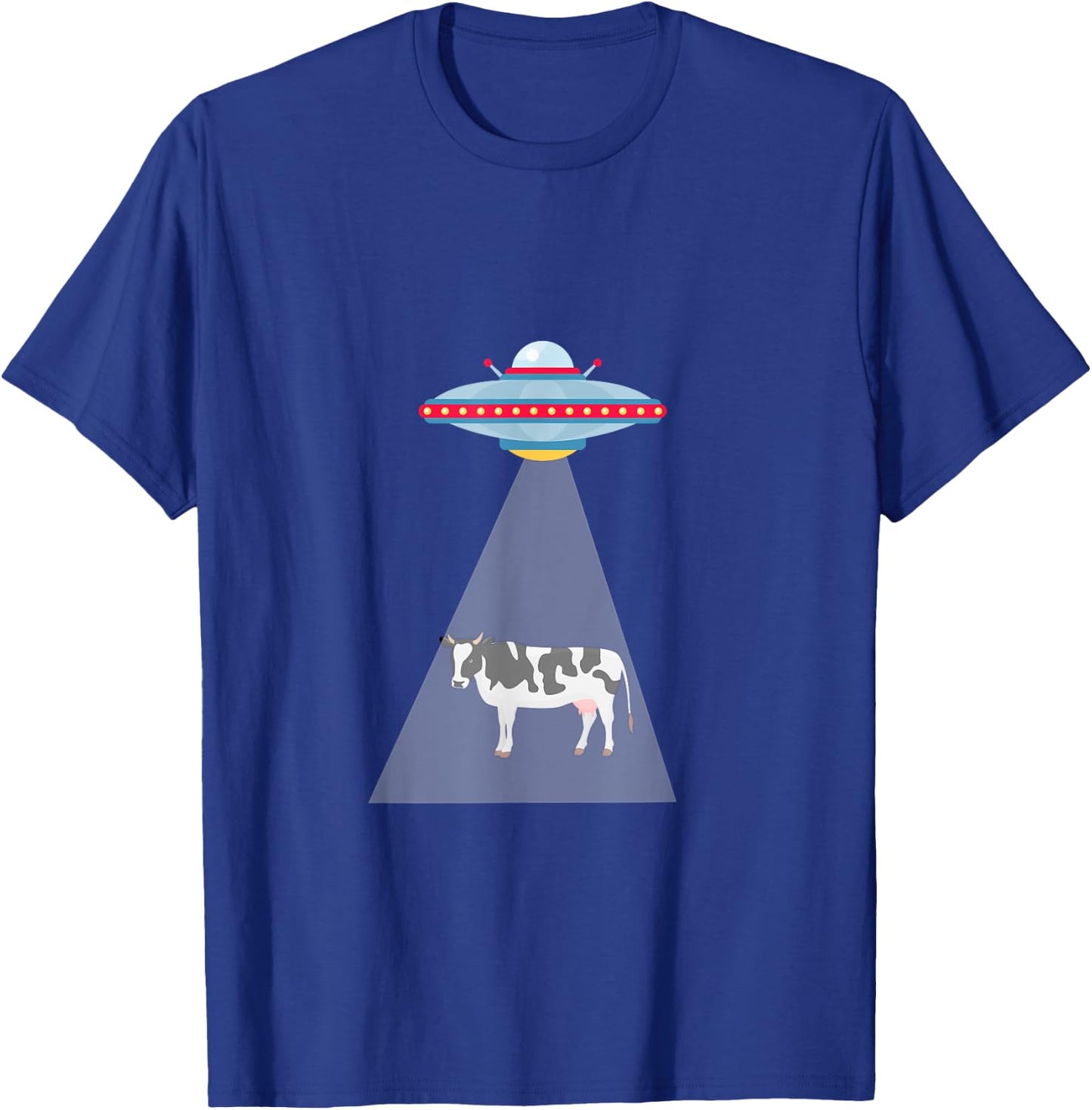 UFO Cow Abduction T-Shirt - T-Shirt | Royal