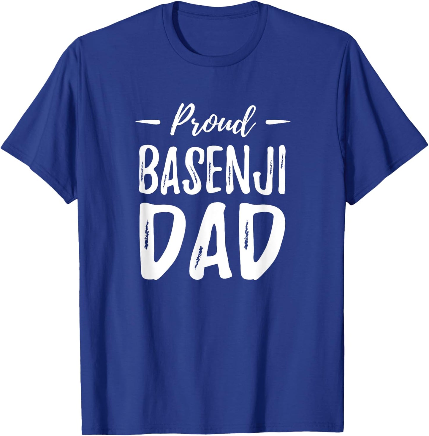 Basenji Dog Lover Funny Proud Dog Dad Gift Men Women Kids T-Shirt - T-Shirt | Royal